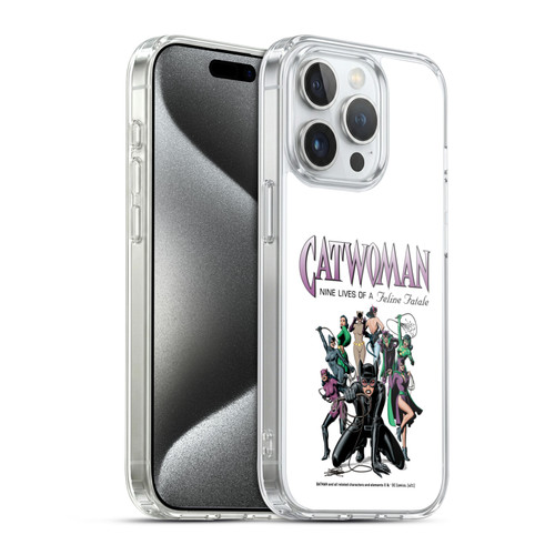 Batman DC Comics Catwoman Nine Lives of Feline Fatale Soft Gel Case for Apple iPhone 15 Pro & MagSafe