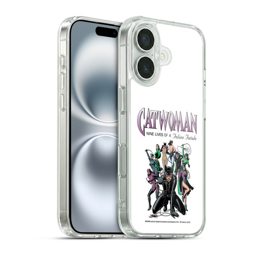 Batman DC Comics Catwoman Nine Lives of Feline Fatale Soft Gel Case for Apple iPhone 16 & MagSafe