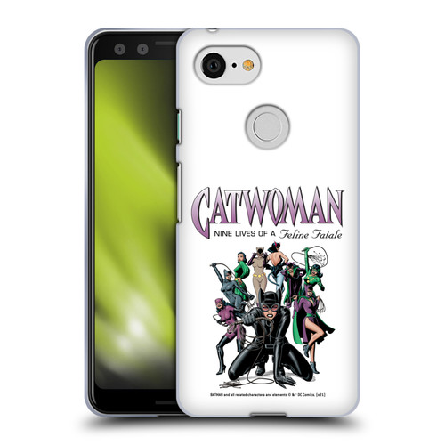 Batman DC Comics Catwoman Nine Lives of Feline Fatale Soft Gel Case for Google Pixel 3