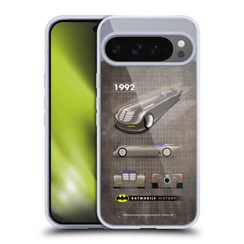 Batman DC Comics Batmobile History 1992 Animated Series Soft Gel Case for Google Pixel 9 Pro XL
