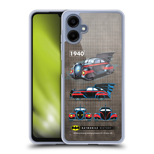 Batman DC Comics Batmobile History 1940 Comics Soft Gel Case for Samsung Galaxy A06 4G / 5G