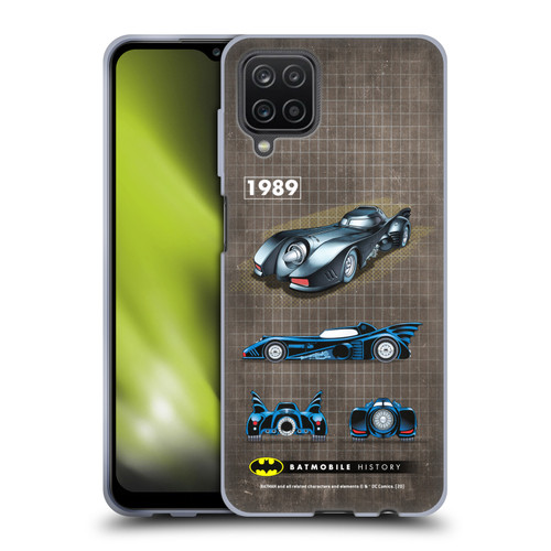 Batman DC Comics Batmobile History 1989 Movie Soft Gel Case for Samsung Galaxy A12 (2020)