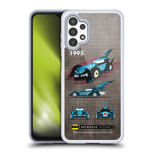 Batman DC Comics Batmobile History 1995 Movie Soft Gel Case for Samsung Galaxy A13 (2022)