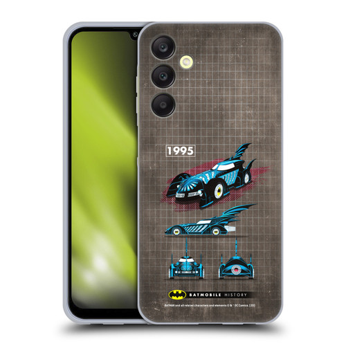 Batman DC Comics Batmobile History 1995 Movie Soft Gel Case for Samsung Galaxy A25 5G