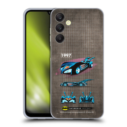Batman DC Comics Batmobile History 1997 Movie Soft Gel Case for Samsung Galaxy A25 5G