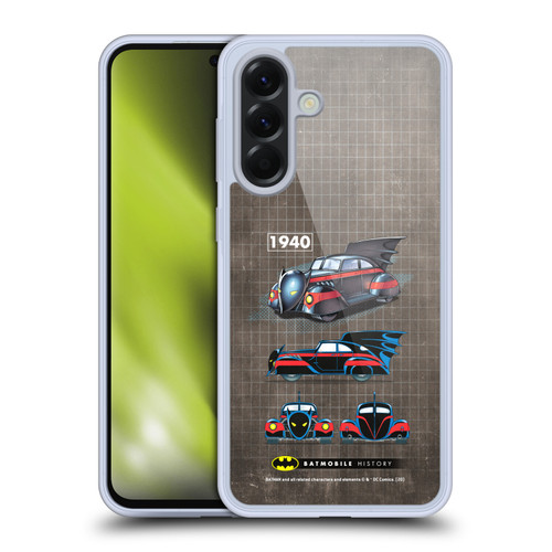 Batman DC Comics Batmobile History 1940 Comics Soft Gel Case for Samsung Galaxy A56 5G