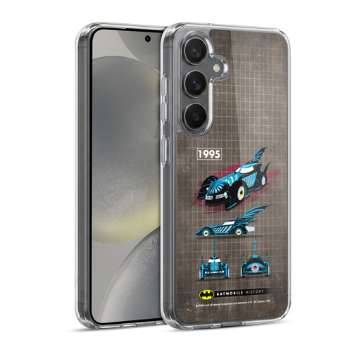Batman DC Comics Batmobile History 1995 Movie Soft Gel Case for Samsung Galaxy S24 5G & MagSafe