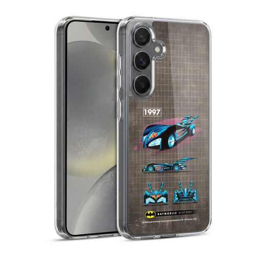 Batman DC Comics Batmobile History 1997 Movie Soft Gel Case for Samsung Galaxy S24 5G & MagSafe