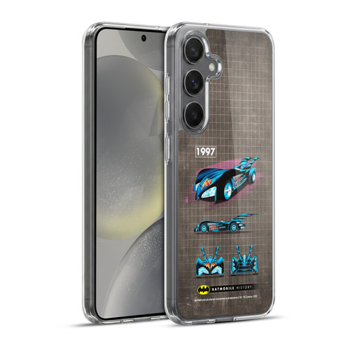 Batman DC Comics Batmobile History 1997 Movie Soft Gel Case for Samsung Galaxy S24+ 5G & MagSafe