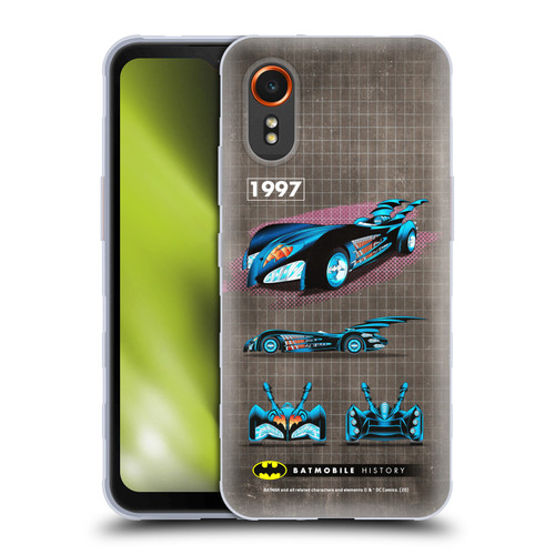 Batman DC Comics Batmobile History 1997 Movie Soft Gel Case for Samsung Galaxy Xcover7 5G