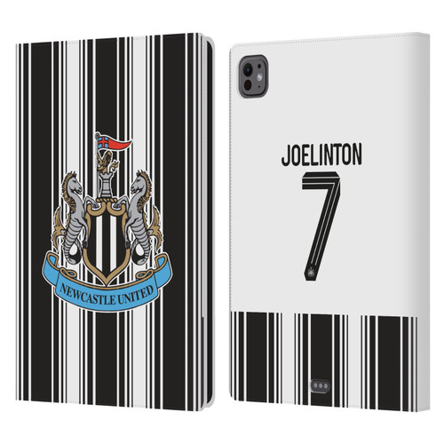 Newcastle United Football Club 2026/27 Players Home Kit 1st Group Joelinton Leather Book Wallet Case Cover For Apple iPad Pro 11 M4/M5 2024/2025