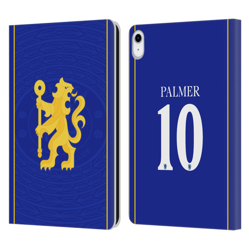 Chelsea Football Club 2026/27 Players Home Kit 1st Group Cole Palmer Leather Book Wallet Case Cover For Apple iPad 10.9 2022/2025