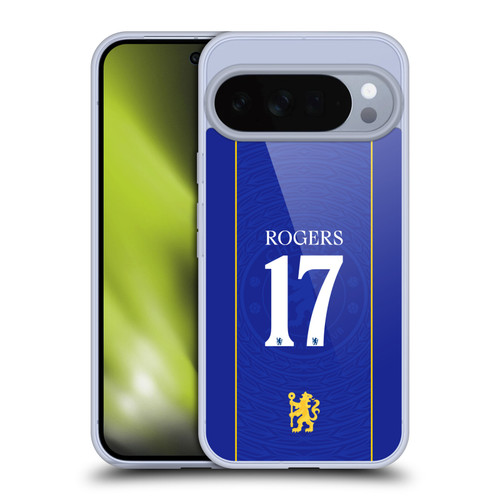 Chelsea Football Club 2026/27 Players Home Kit 1st Group Morgan Rogers Soft Gel Case for Google Pixel 10 Pro XL