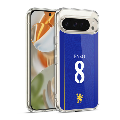 Chelsea Football Club 2026/27 Players Home Kit 1st Group Enzo Fernández Soft Gel Case for Google Pixel 9 / Pixel 9 Pro