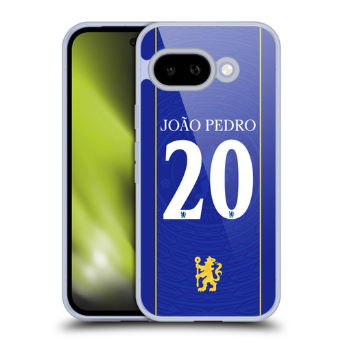 Chelsea Football Club 2026/27 Players Home Kit 1st Group João Pedro Soft Gel Case for Google Pixel 9A