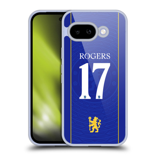 Chelsea Football Club 2026/27 Players Home Kit 1st Group Morgan Rogers Soft Gel Case for Google Pixel 9A