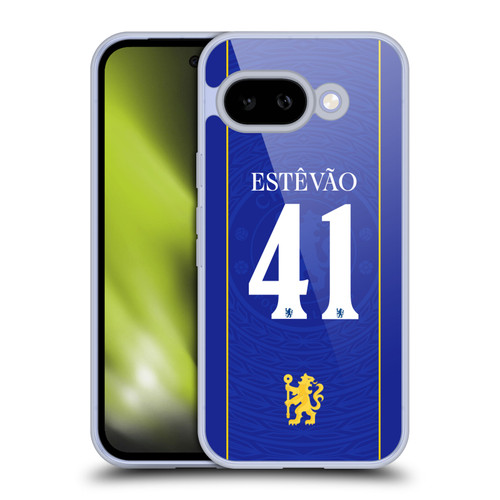 Chelsea Football Club 2026/27 Players Home Kit 1st Group Estêvão Willian Soft Gel Case for Google Pixel 9A