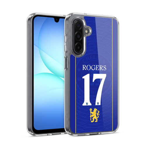 Chelsea Football Club 2026/27 Players Home Kit 1st Group Morgan Rogers Soft Gel Case for Samsung Galaxy A17 4G / 5G
