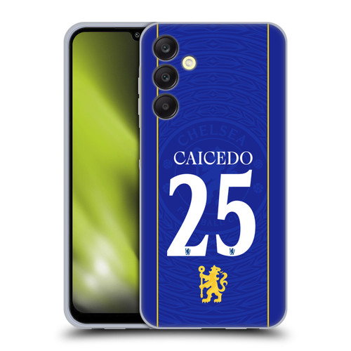 Chelsea Football Club 2026/27 Players Home Kit 1st Group Moisés Caicedo Soft Gel Case for Samsung Galaxy A25 5G