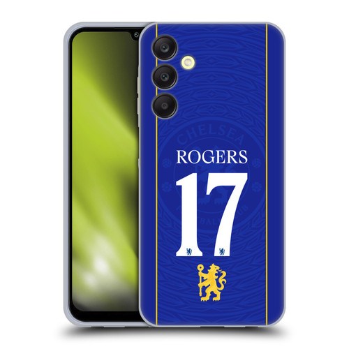 Chelsea Football Club 2026/27 Players Home Kit 1st Group Morgan Rogers Soft Gel Case for Samsung Galaxy A25 5G