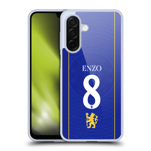 Chelsea Football Club 2026/27 Players Home Kit 1st Group Enzo Fernández Soft Gel Case for Samsung Galaxy A26 5G