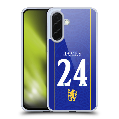Chelsea Football Club 2026/27 Players Home Kit 1st Group Reece James Soft Gel Case for Samsung Galaxy A36 5G