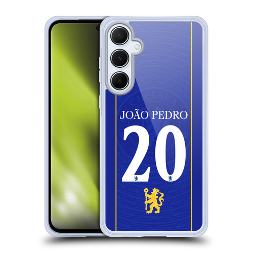 Chelsea Football Club 2026/27 Players Home Kit 1st Group João Pedro Soft Gel Case for Samsung Galaxy A55 5G