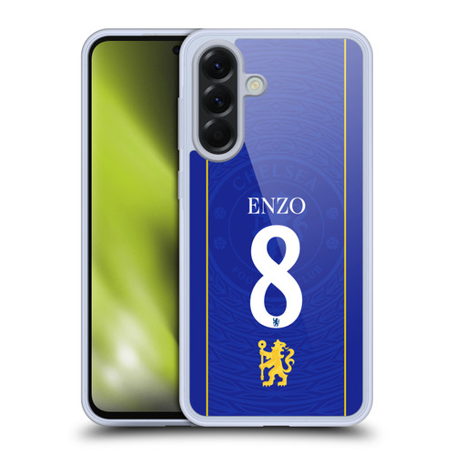 Chelsea Football Club 2026/27 Players Home Kit 1st Group Enzo Fernández Soft Gel Case for Samsung Galaxy A56 5G