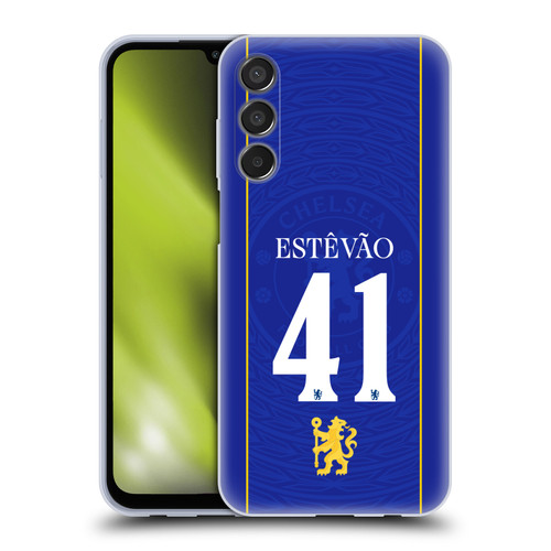 Chelsea Football Club 2026/27 Players Home Kit 1st Group Estêvão Willian Soft Gel Case for Samsung Galaxy M15/F15 5G
