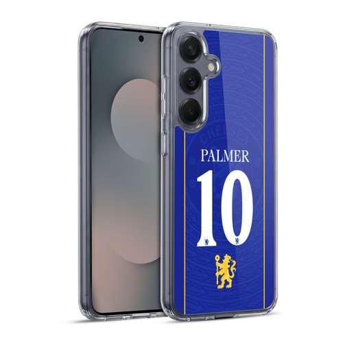 Chelsea Football Club 2026/27 Players Home Kit 1st Group Cole Palmer Soft Gel Case for Samsung Galaxy S25+ & MagSafe
