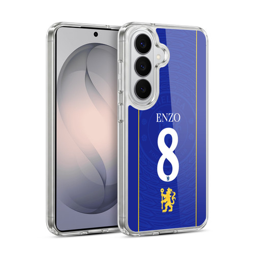 Chelsea Football Club 2026/27 Players Home Kit 1st Group Enzo Fernández Soft Gel Case for Samsung Galaxy S26