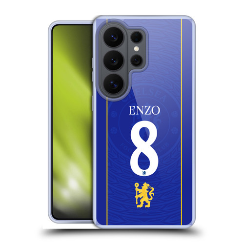 Chelsea Football Club 2026/27 Players Home Kit 1st Group Enzo Fernández Soft Gel Case for Samsung Galaxy S26 Ultra