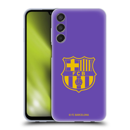 FC Barcelona 2026/27 Crest Kit Purple Training Soft Gel Case for Samsung Galaxy M15/F15 5G