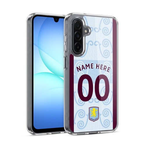 Custom Customised Personalised Aston Villa FC 2026/27 Crest Kit Third Soft Gel Case for Samsung Galaxy A17 4G / 5G