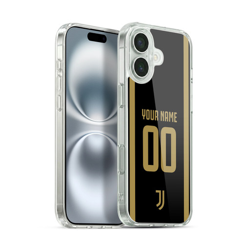 Custom Customised Personalised Juventus Football Club 2026/27 Kit Third Soft Gel Case for Apple iPhone 16 Plus & MagSafe