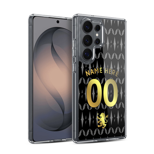 Custom Customised Personalised Aston Villa FC 2026/27 Crest Kit Away Soft Gel Case for Samsung Galaxy S26 Ultra