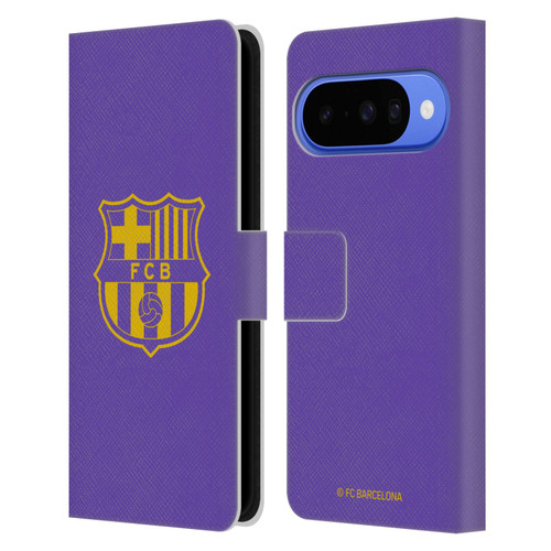 FC Barcelona 2026/27 Crest Kit Purple Training Leather Book Wallet Case Cover For Google Pixel 10