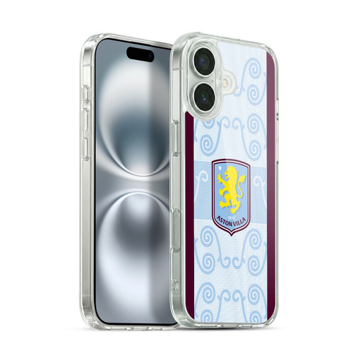 Aston Villa Football Club 2026/27 Crest Kit Third Soft Gel Case for Apple iPhone 16 Plus & MagSafe
