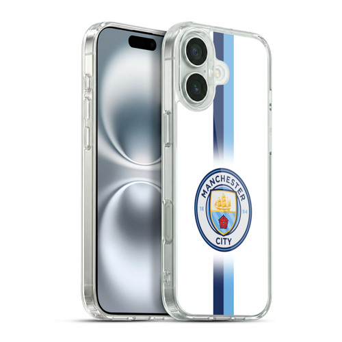 Manchester City Man City FC 2026/27 Badge Kit Third Soft Gel Case for Apple iPhone 16 Plus & MagSafe
