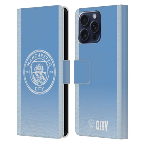Manchester City Man City FC 2026/27 Badge Kit Home Leather Book Wallet Case Cover For Samsung Galaxy S25 FE