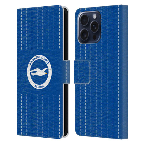 Brighton & Hove Albion F.C 2026/27 Badge Kit Home Leather Book Wallet Case Cover For Samsung Galaxy S25 FE