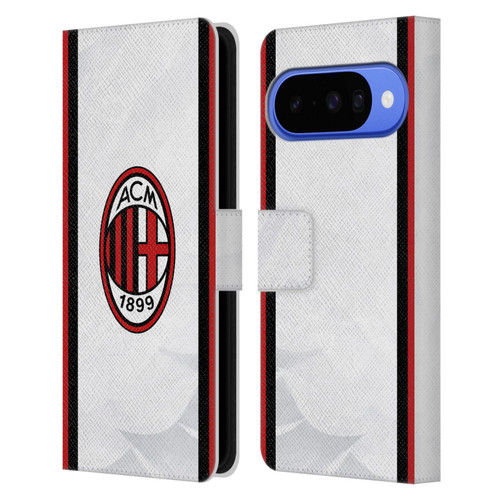 AC Milan 2026/27 Crest Kit Away Leather Book Wallet Case Cover For Google Pixel 10