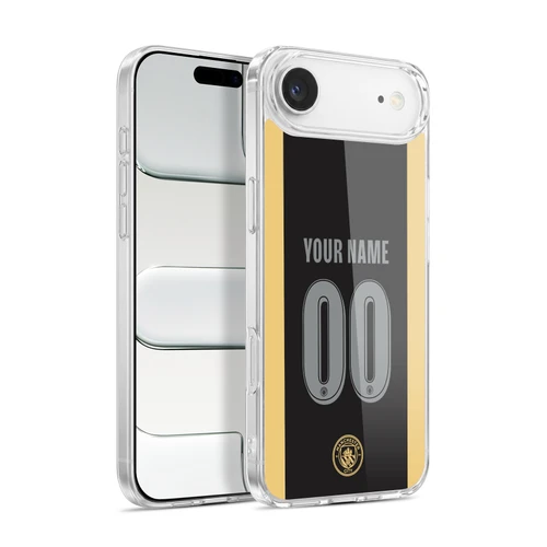 Custom Customised Personalised Manchester City Man City FC 2026/27 Badge Kit Away Soft Gel Case for Apple iPhone 17 Air