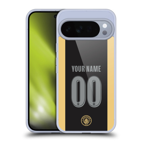 Custom Customised Personalised Manchester City Man City FC 2026/27 Badge Kit Away Soft Gel Case for Google Pixel 10 Pro XL