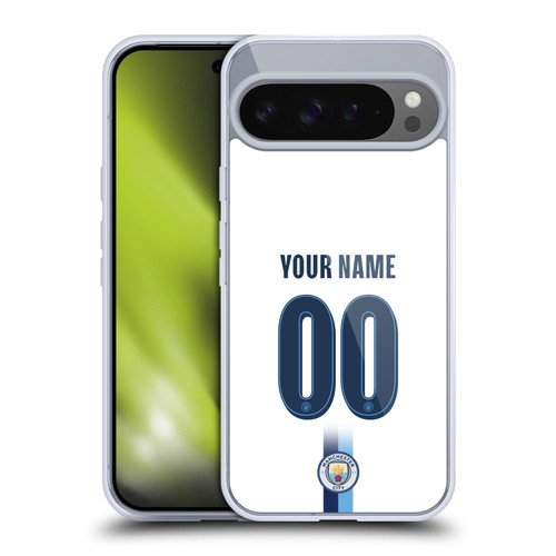 Custom Customised Personalised Manchester City Man City FC 2026/27 Badge Kit Third Soft Gel Case for Google Pixel 9 Pro XL