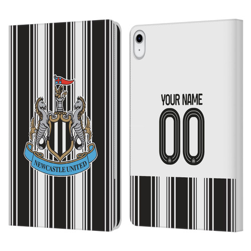 Custom Customised Personalised Newcastle United Football Club 2026/27 Crest Home Leather Book Wallet Case Cover For Apple iPad 10.9 2022/2025