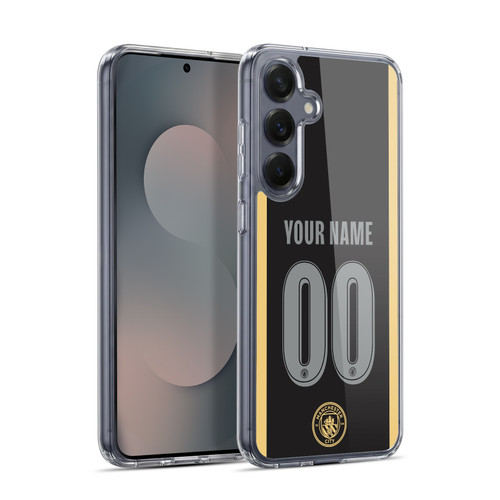 Custom Customised Personalised Manchester City Man City FC 2026/27 Badge Kit Away Soft Gel Case for Samsung Galaxy S25+ & MagSafe