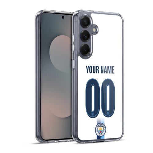 Custom Customised Personalised Manchester City Man City FC 2026/27 Badge Kit Third Soft Gel Case for Samsung Galaxy S25+ & MagSafe