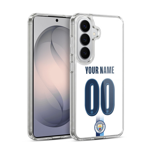 Custom Customised Personalised Manchester City Man City FC 2026/27 Badge Kit Third Soft Gel Case for Samsung Galaxy S26