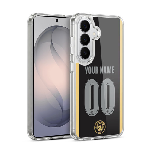 Custom Customised Personalised Manchester City Man City FC 2026/27 Badge Kit Away Soft Gel Case for Samsung Galaxy S26 Plus